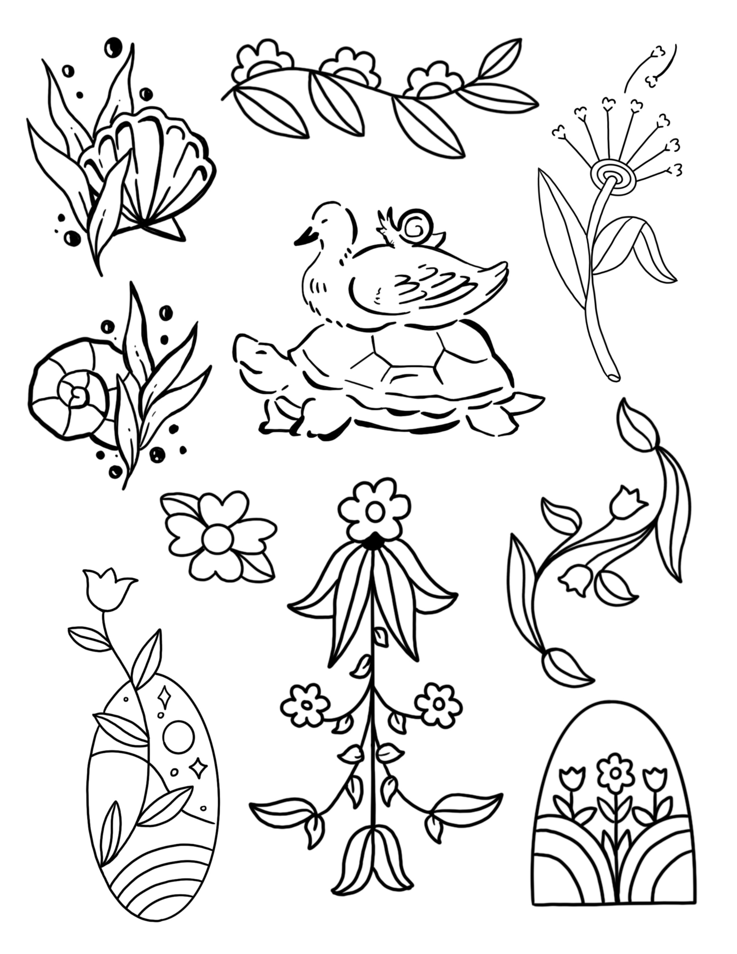 Flash sheet 6 — available tattoo designs by Clubskunk Tattoos