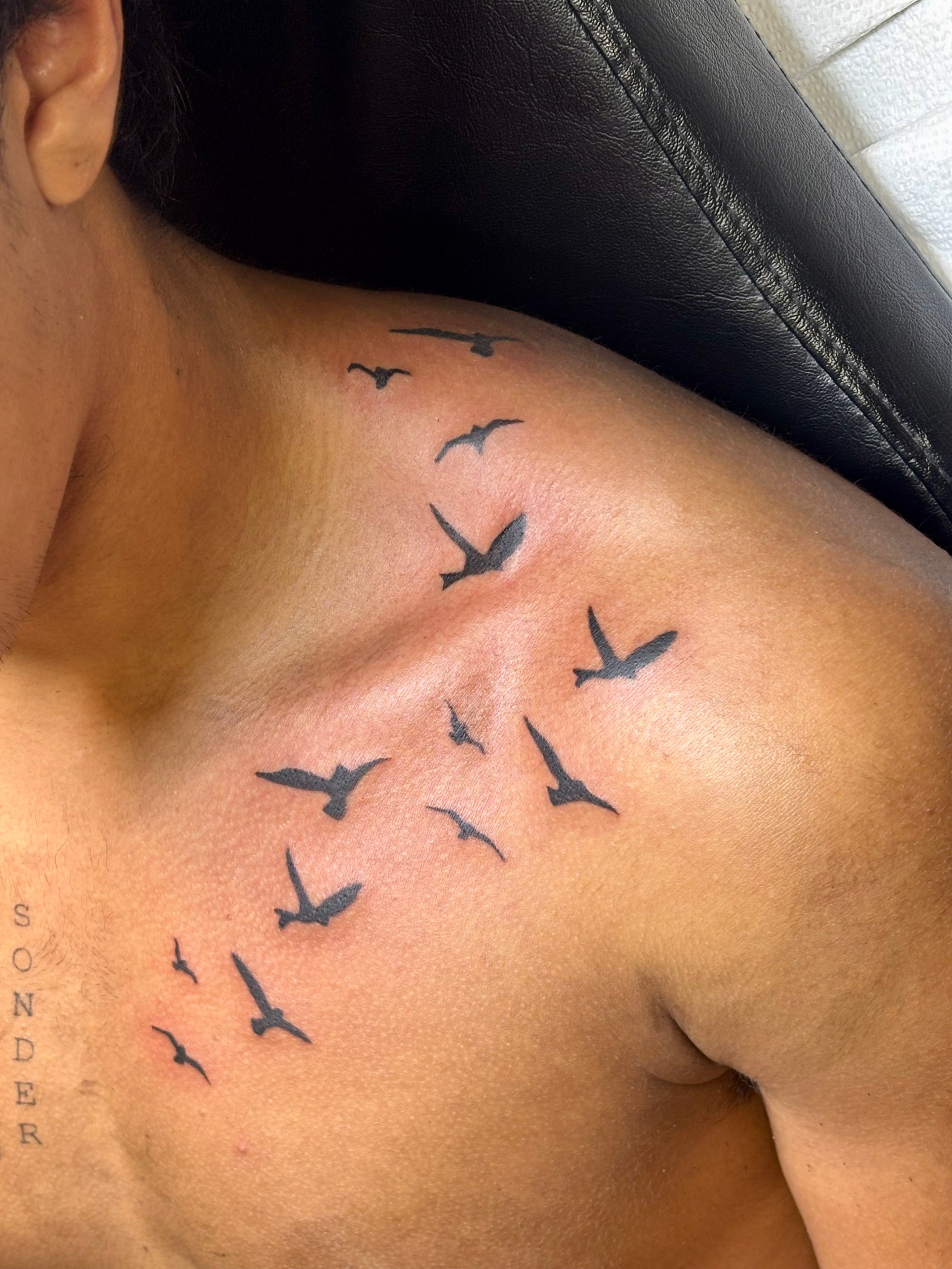 Black & Grey tattoo by Clubskunk Tattoos