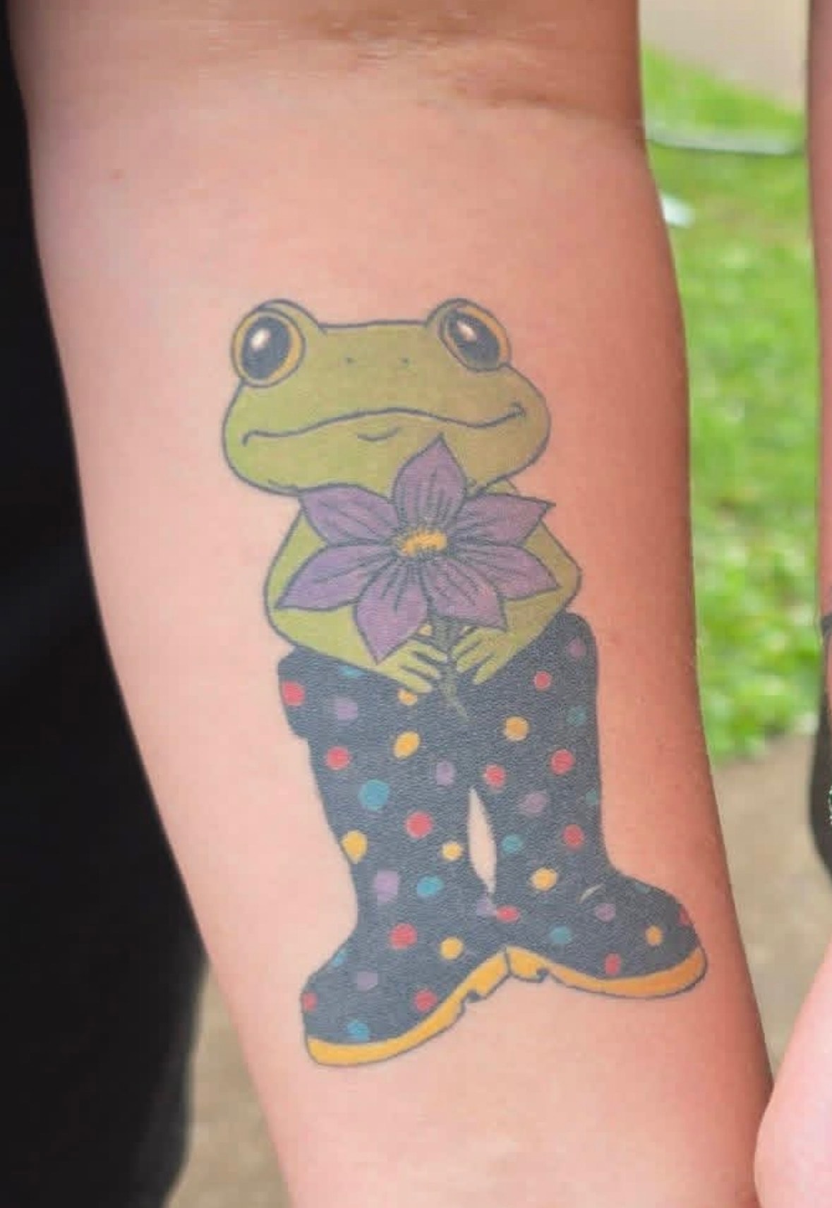 Color tattoo by Clubskunk Tattoos