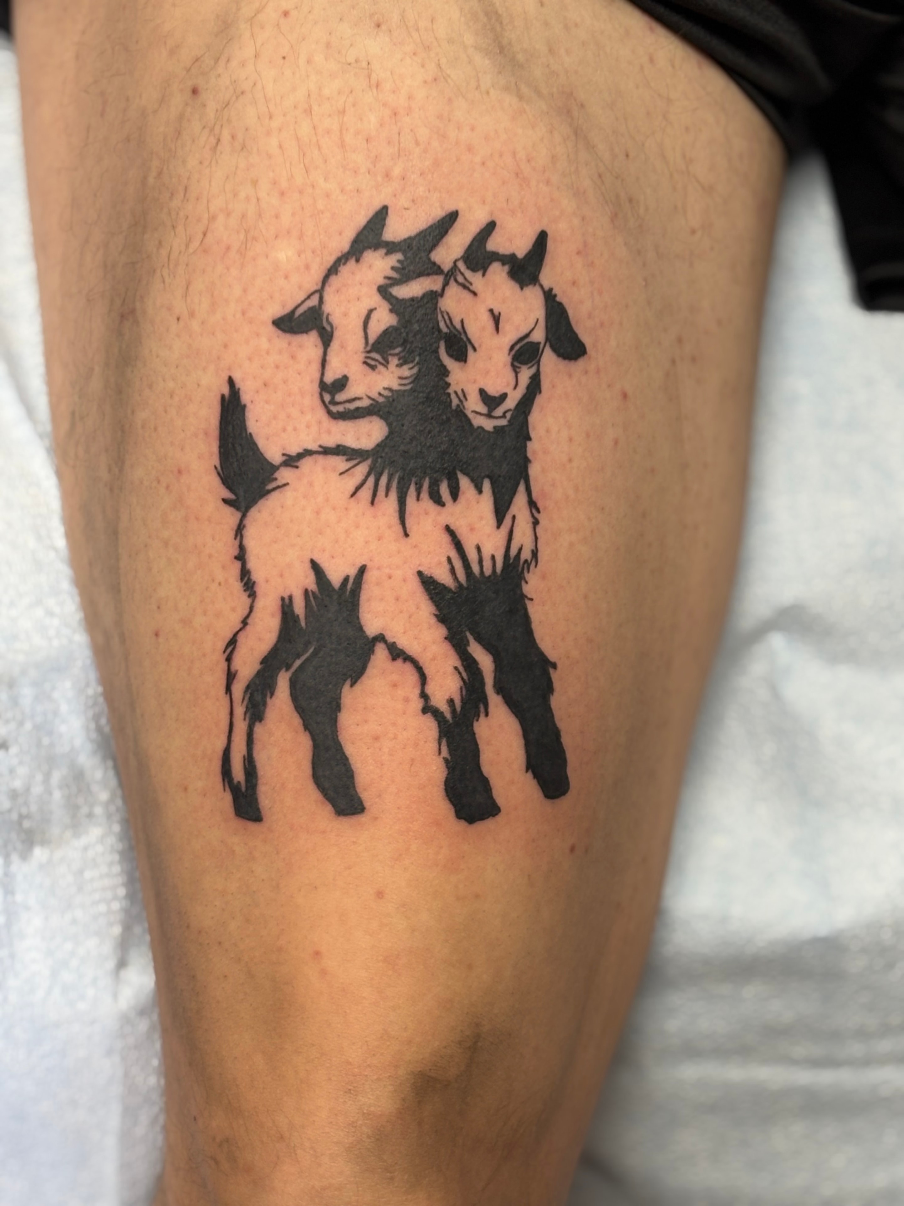 Fine Line tattoo by Clubskunk Tattoos